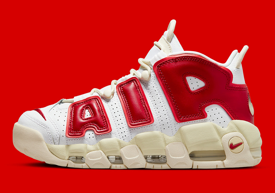 Nike Air Uptempo 96 White Red Sail