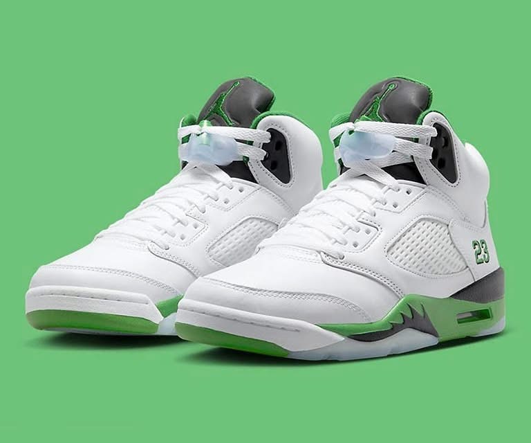 Nike Air Jordan 5 Retro Lucky Green
