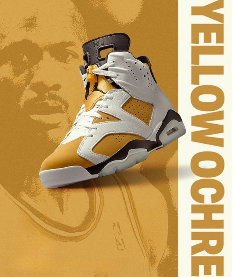 Nike Air Jordan 6 Retro Yellow Ochre