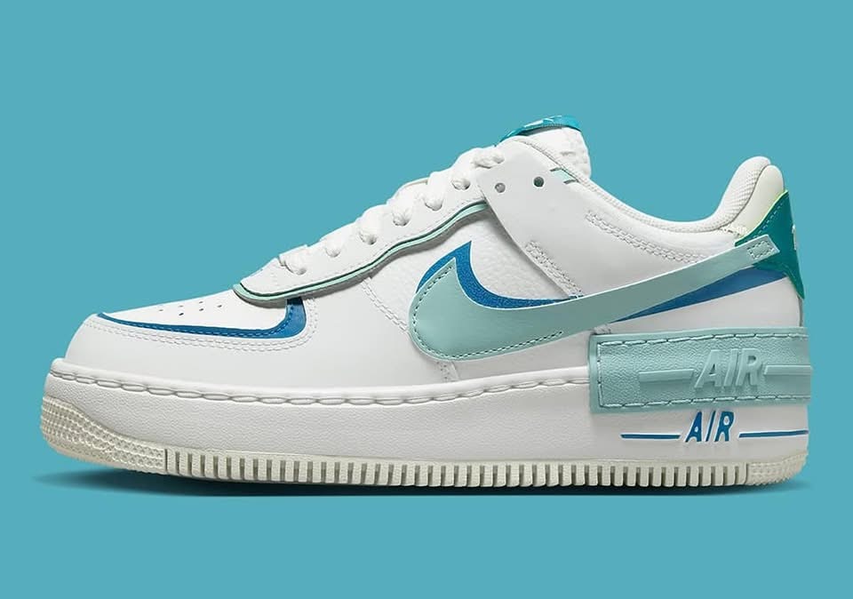 Nike Air Force 1 Shadow White Blue Whisper