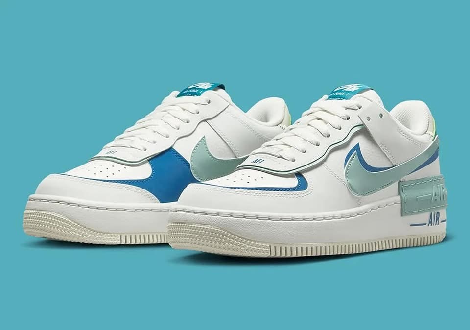 Nike Air Force 1 Shadow White Blue Whisper