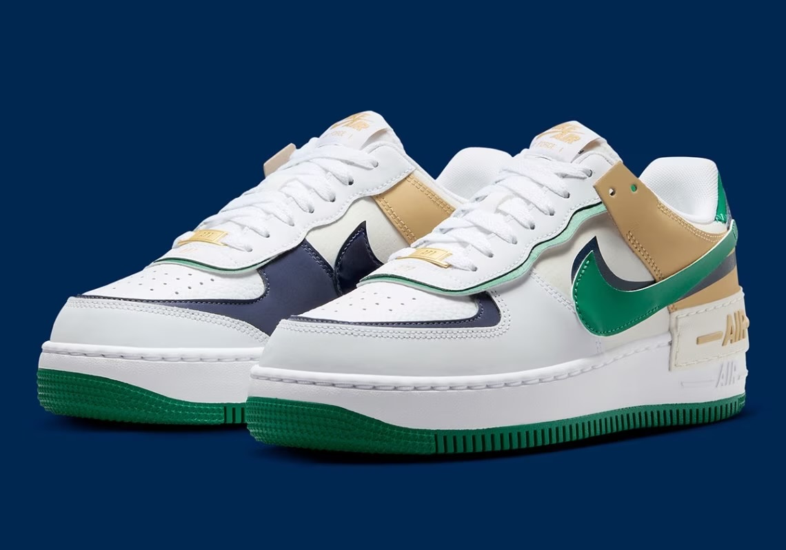 Air Force 1 Shadow Midnight Navy / Green